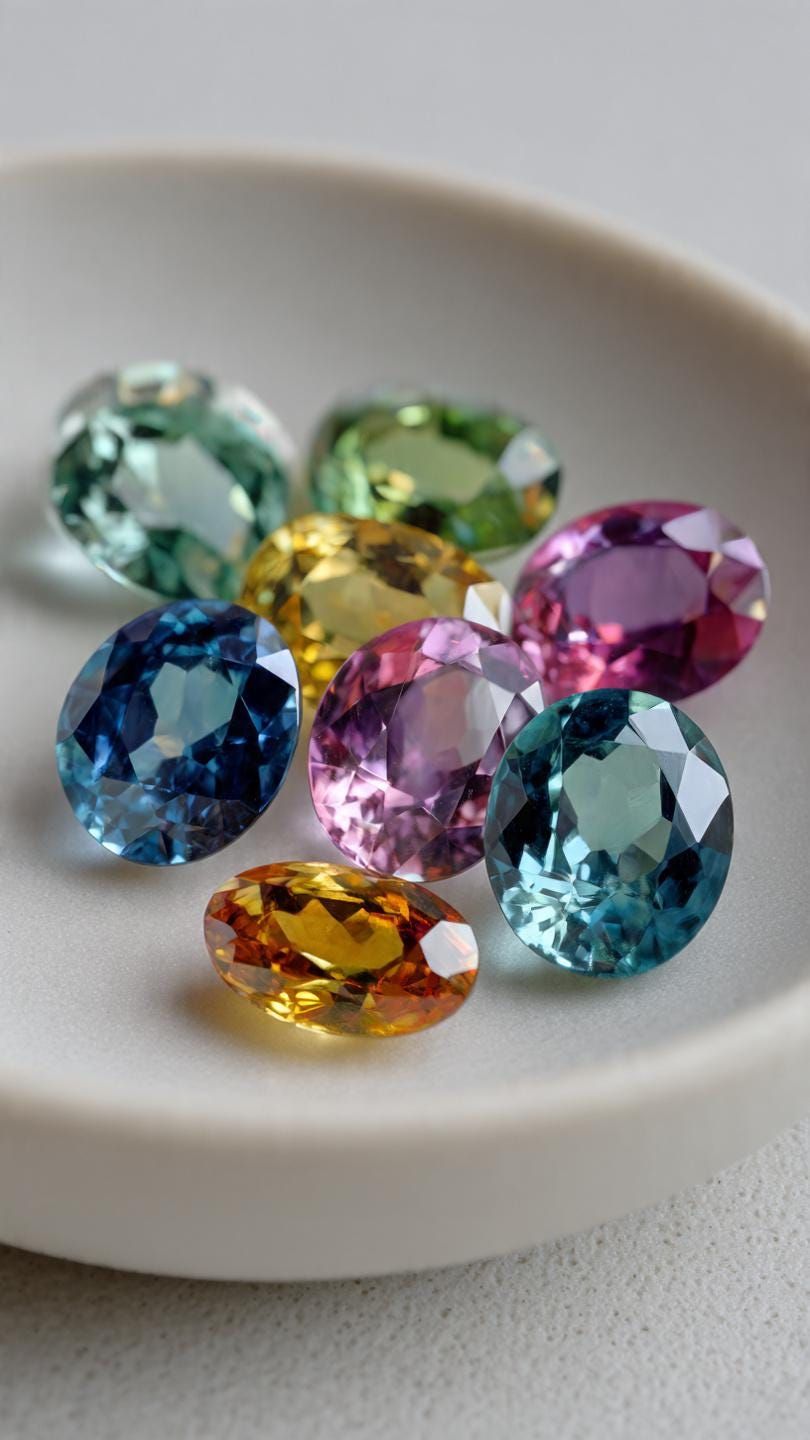 Precious and semi-precious gemstones