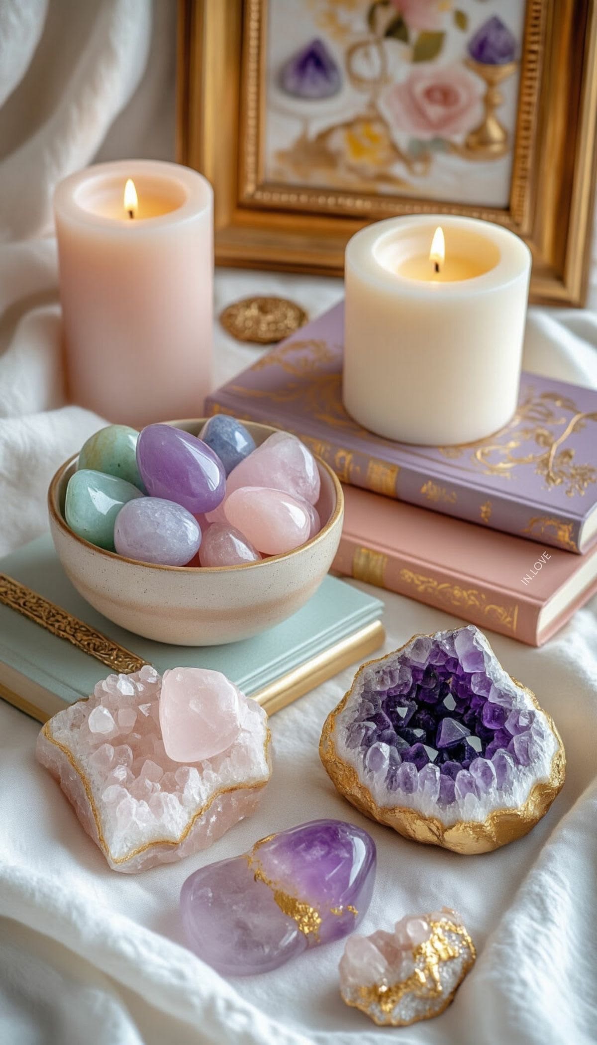 Natural gemstones collection