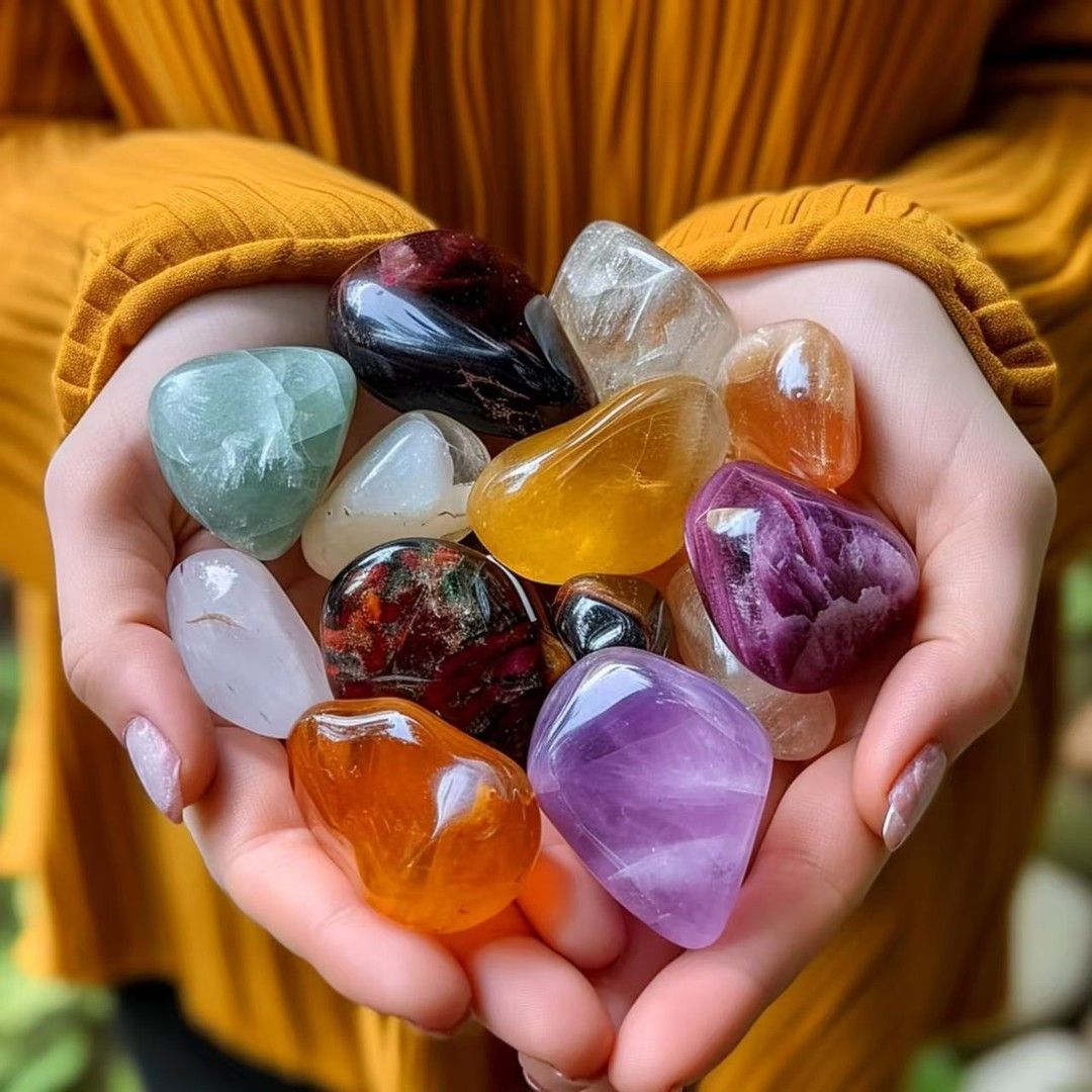 Natural gemstone collection