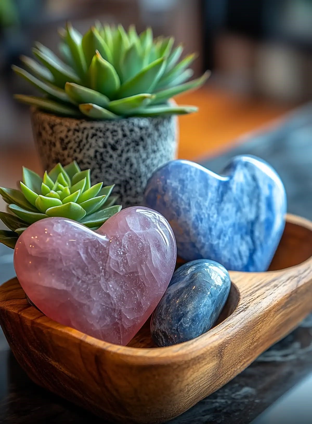 Gemstone and crystal collection