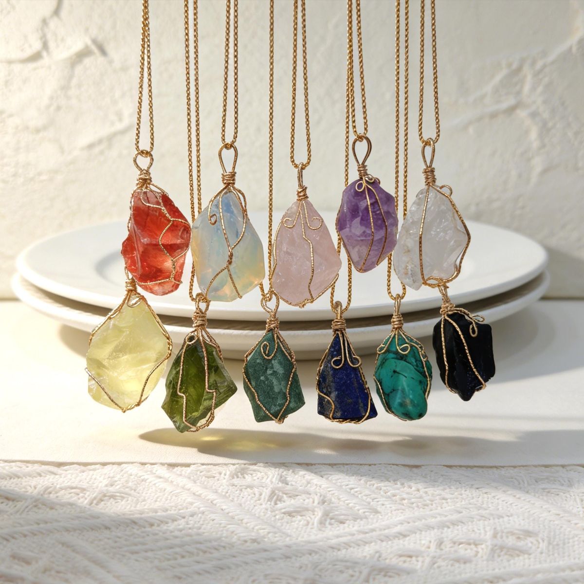 Gemstone jewellery