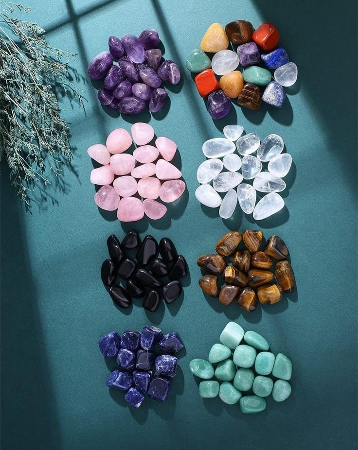 Natural gemstones collection
