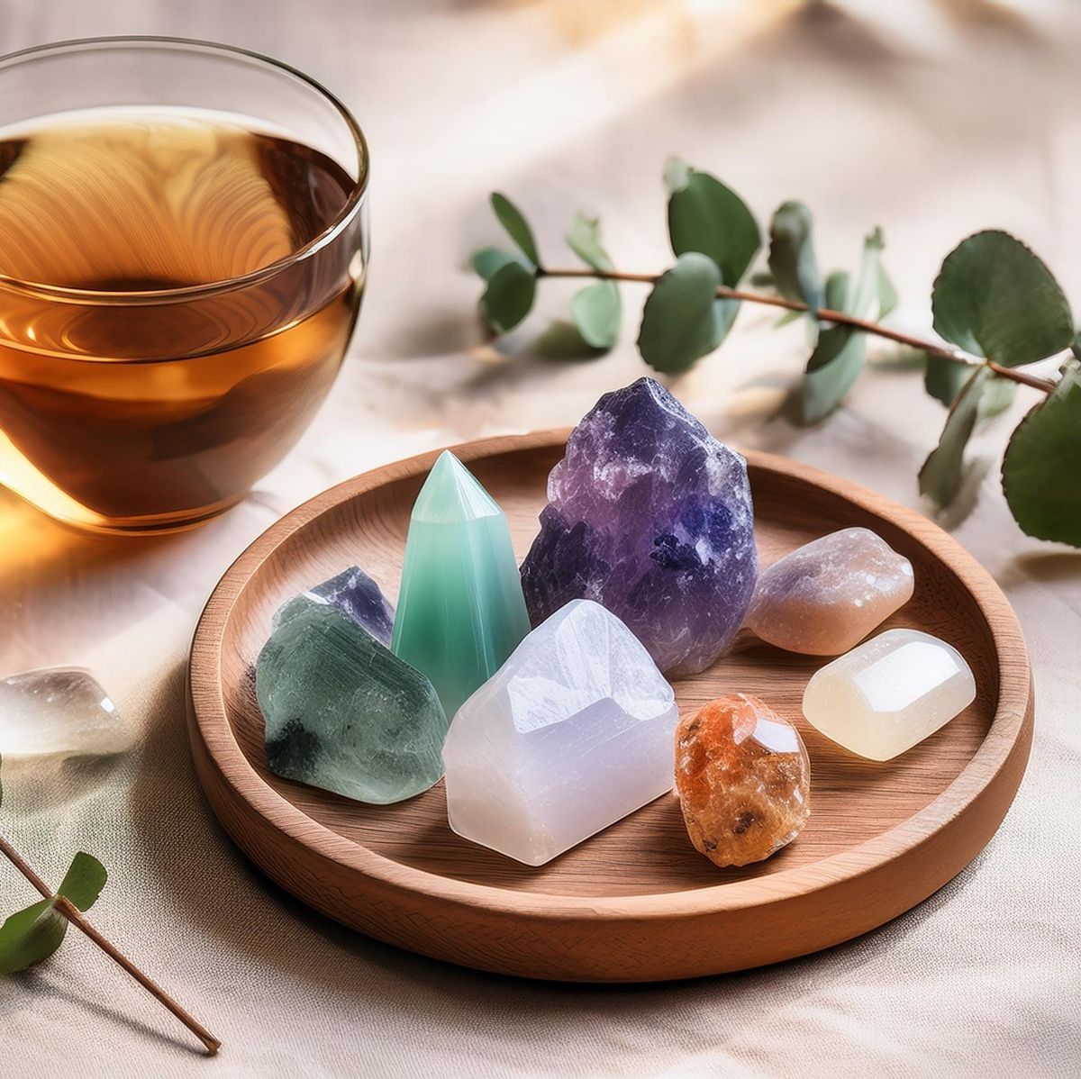 Gemstone and crystal collection