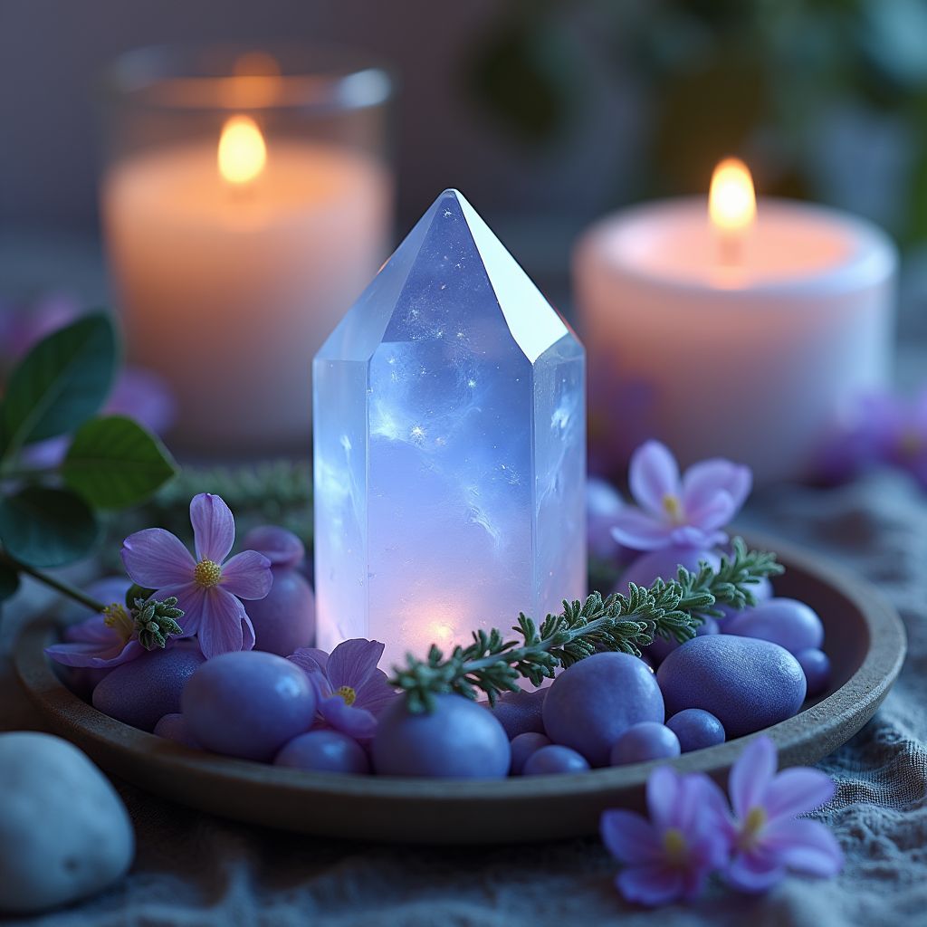 Gemstone and crystal collection